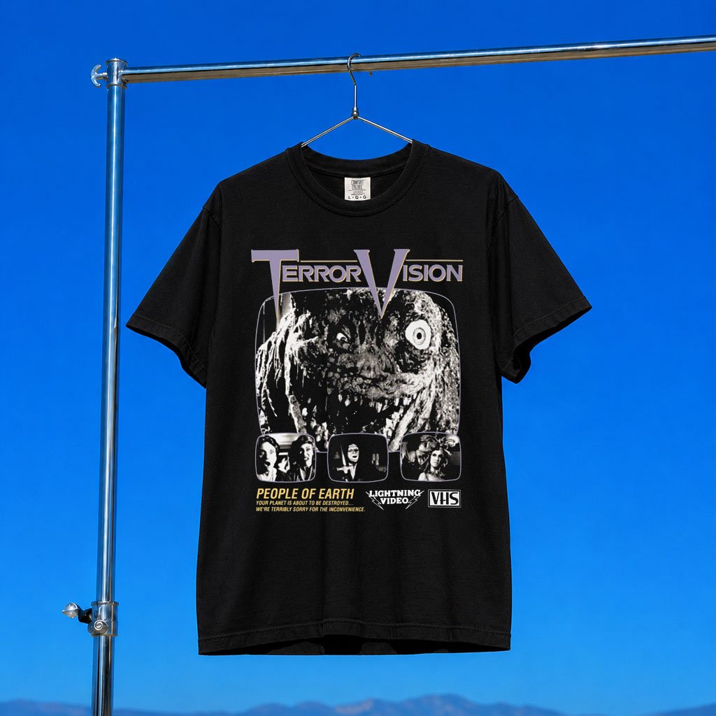 Iron Fortress Records Merch 2026 Terror Vision Shirt People Of Earth Tee Horror Movie Fan Gifts