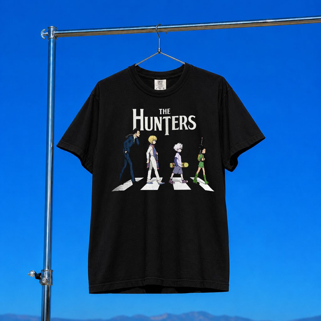 Hunter X Hunter Merch 2026 The Hunters Abbey Road T-Shirt Good Gifts For Anime Lovers
