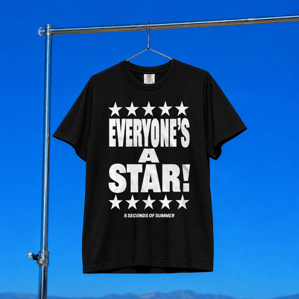 Mintaka By Wada Merch 2026 5SOS X Everyone_s A Star T-Shirt 5SOS Merch Gift For Band Fans