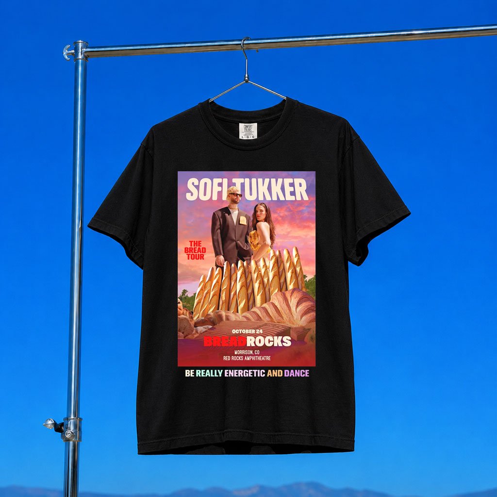 Sofi Tukker Merch 2024 Red Rocks T-Shirt Sofi Tukker_s Bread Tour Shirt Gift For Music Fans
