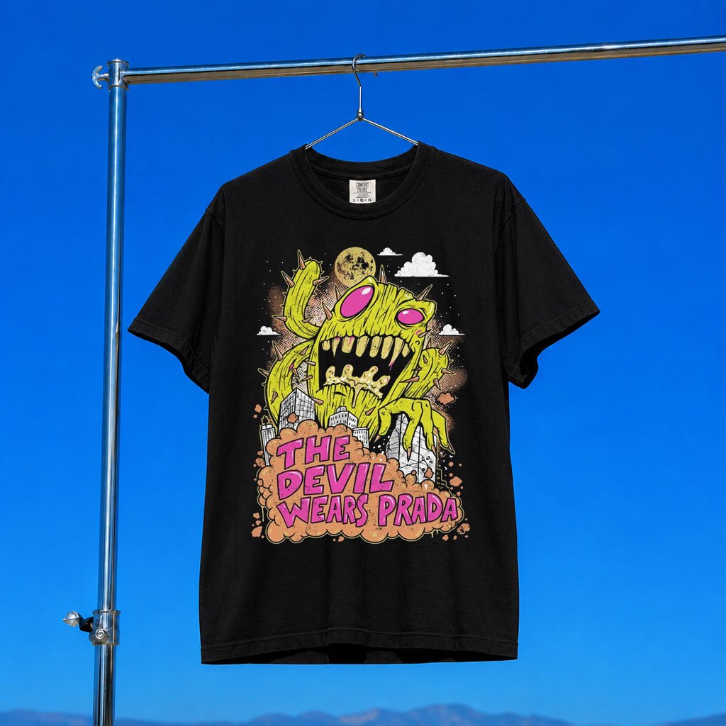 The Devil Wears Prada Merch 2026 Cactuszilla T-Shirt Black Best Gift For Band Fans