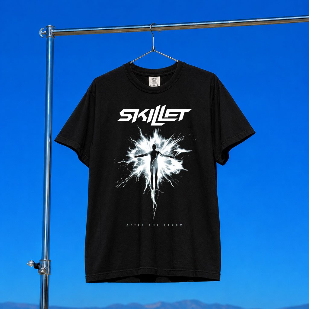 Skillet Merch 2026 After The Storm T-Shirt Gifts Ideas For Rock Band Lovers