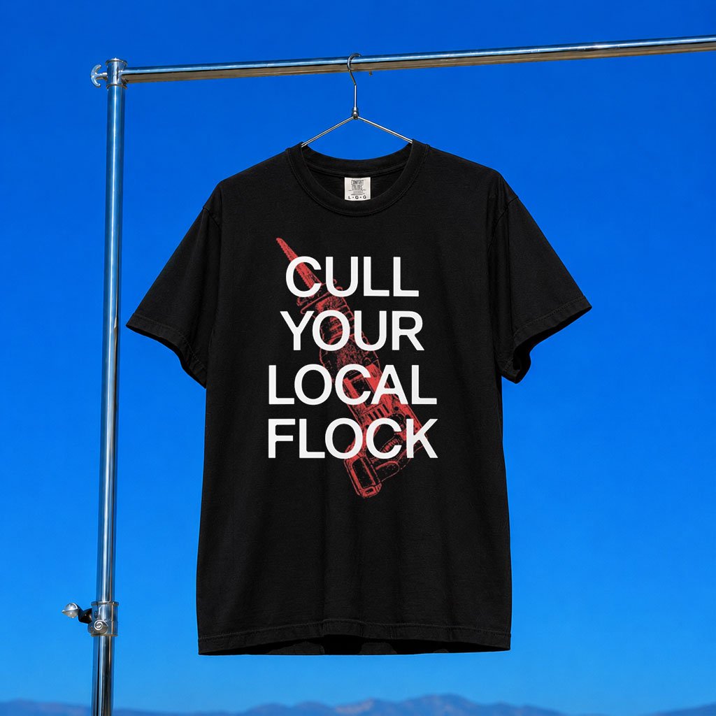Tucker Carlson Merch 2026 Cull Your Local Flock T-Shirt Black Unique Gift For Husband