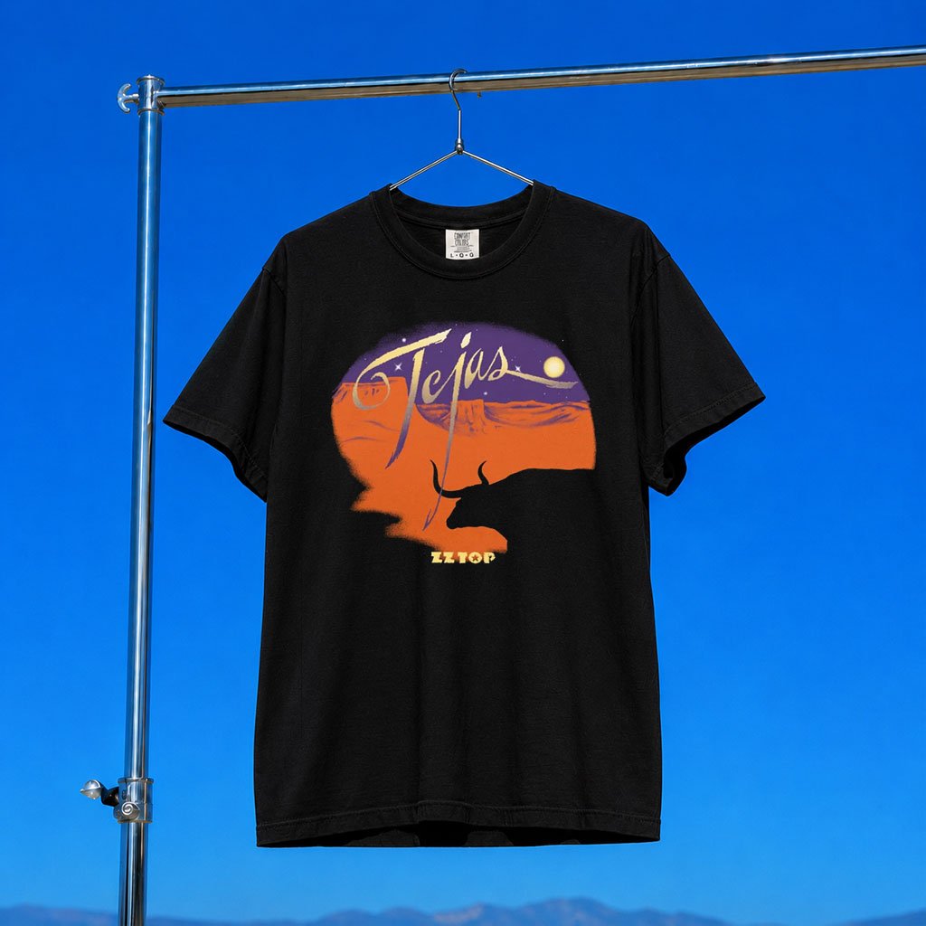 ZZ Top Merch 2026 Tejas T-Shirt ZZ Top Shirt Cool Gifts For Music Lovers