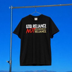 Unashamed Podcast Merch Phil Robertson 2026 God Reliance NOT Government Reliance T-Shirt