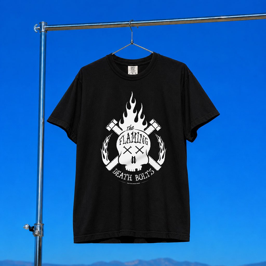 Stuff You Should Know Merch 2026 Flaming Death Bolts T-Shirt Gifts For My Husband