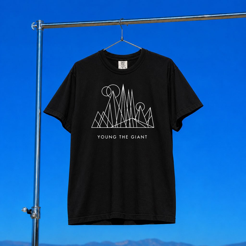 Young The Giant Merch 2026 Mountain Logo T-Shirt Music Related Gifts For Guys