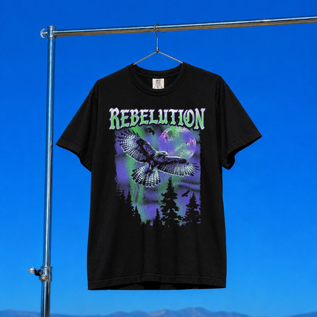 The Rebelution Merch 2026 Hawk T-Shirt Black Birthday Gift For Him