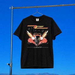 ZZ Top Merch 2026 Eliminator Illustrated T-Shirt Music Related Gifts For Guys