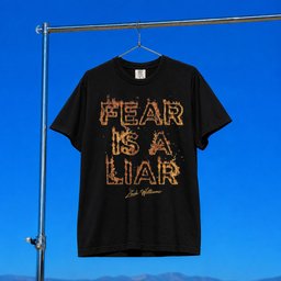 Zach Williams Merch 2026 Fear Is A Liar Flames T-Shirt Zach Williams Shirt Christian Gifts