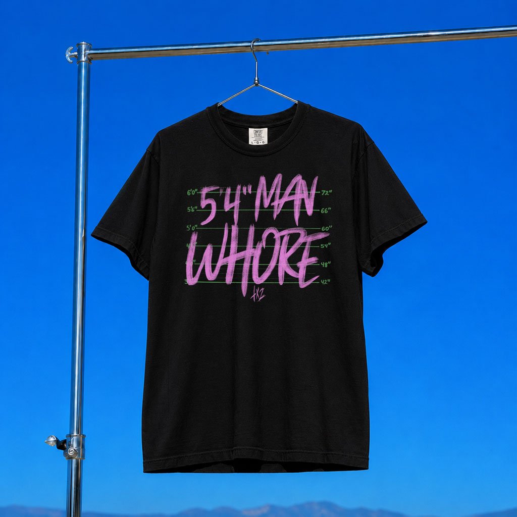 TX2 Merch 5_4_ Man Whore T-Shirt Black Mugshot Shirt 2026 Present For Brothers