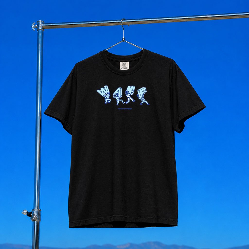 We Are Not Friends Merch 2026 Lettering WANF Black T-Shirt Gifts For Brothers