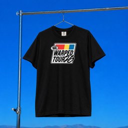 Vans Warped Tour Montreal Merch 2026 VHS T-Shirt Black Vans Warped Tour Shirt Concert Outfits