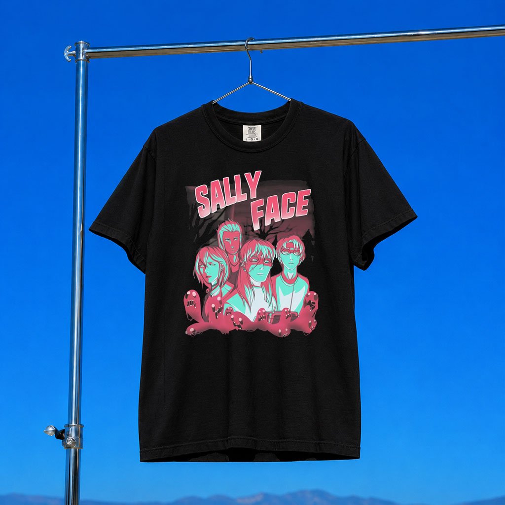 Sally Face Merch 2026 Shadow T-Shirt Sally Face Shirt Gift For Horror Game Fans
