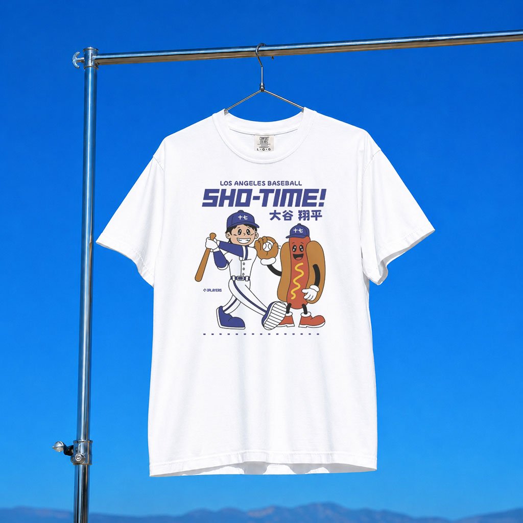 Foul Territory Merch 2026 Shohei Ohtani Animated Players T-Shirt Los Angeles Baseball Merch