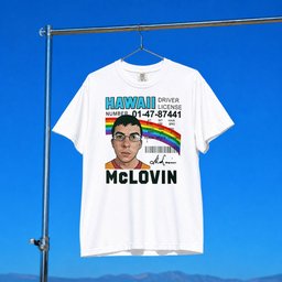 1 Nation Design Merch 2026 McLovin T-Shirt Hawaii Driver License Shirt Gift For Brothers