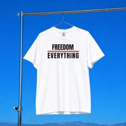 Black Guns Matter Merch 2026 Freedom Over Everything T-Shirt Patriotic Gift Ideas