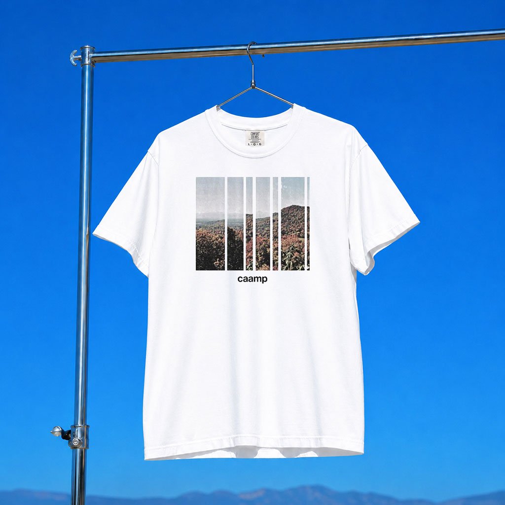 Caamp Merch 2026 Somewhere EP Cover T-Shirt White Best Gifts For Band Fans