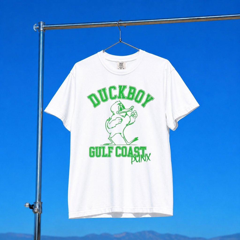 Duckboy Merch 2026 G59 DB Jesuit T-Gulf Coast Punx Shirt White Present For Dudes