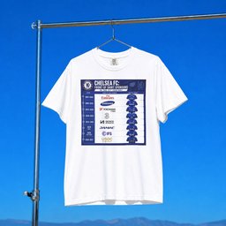 Chelsea Front Of Shirt Sponsor T-Shirt Chelsea FC Merch Gifts For Football Fan