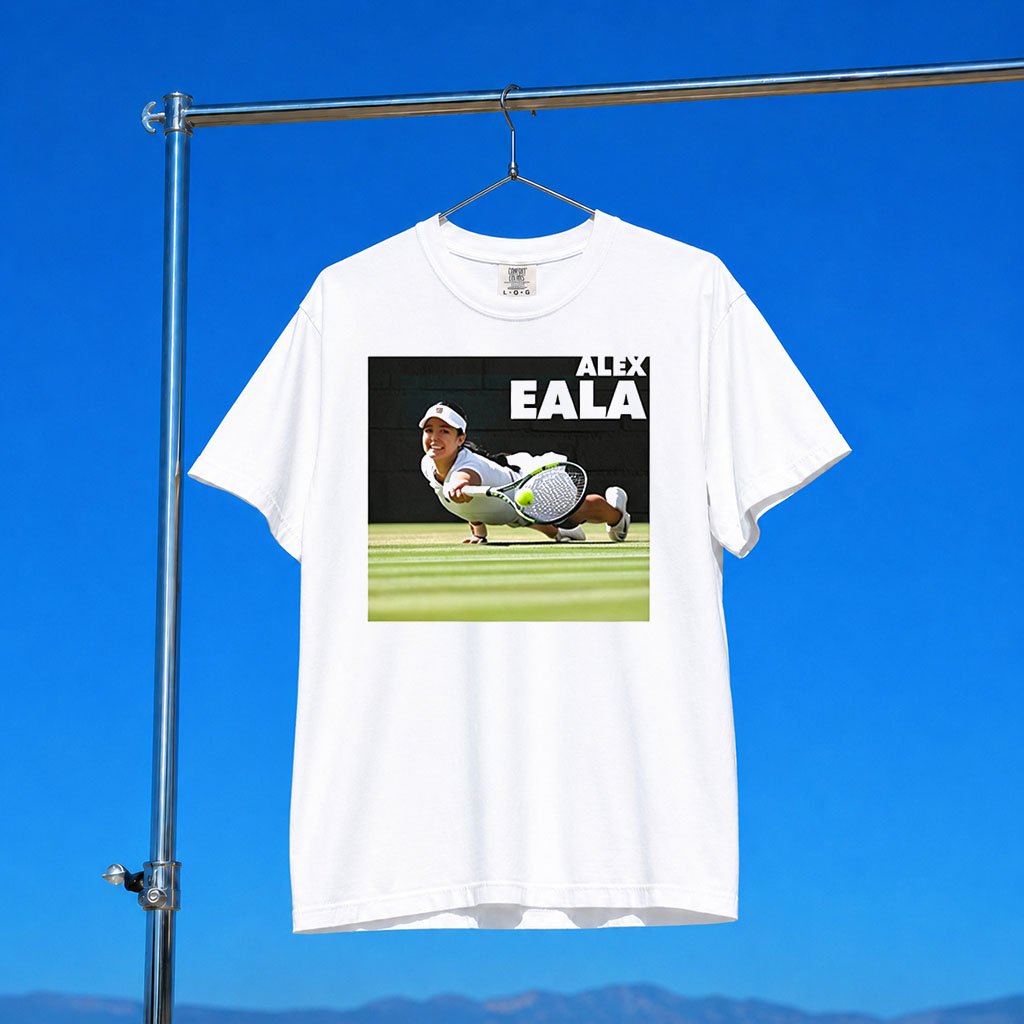 Alex Eala Merch 2026 Alex Eala Tennis Silhouette T-Shirt Alex Eala Champion Merch Gift For Fans