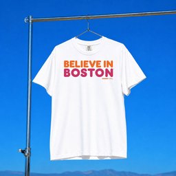 Dunkin_ x Sully_s Merch 2026 Believe In Boston x Dunkin_ T-Shirt White Gift For Friends
