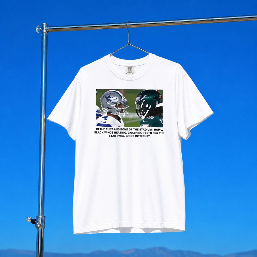 Church Dust Merch 2026 Carter T-Shirt Dallas Cowboys Vs Philadelphia Eagles Shirt Fan Gifts