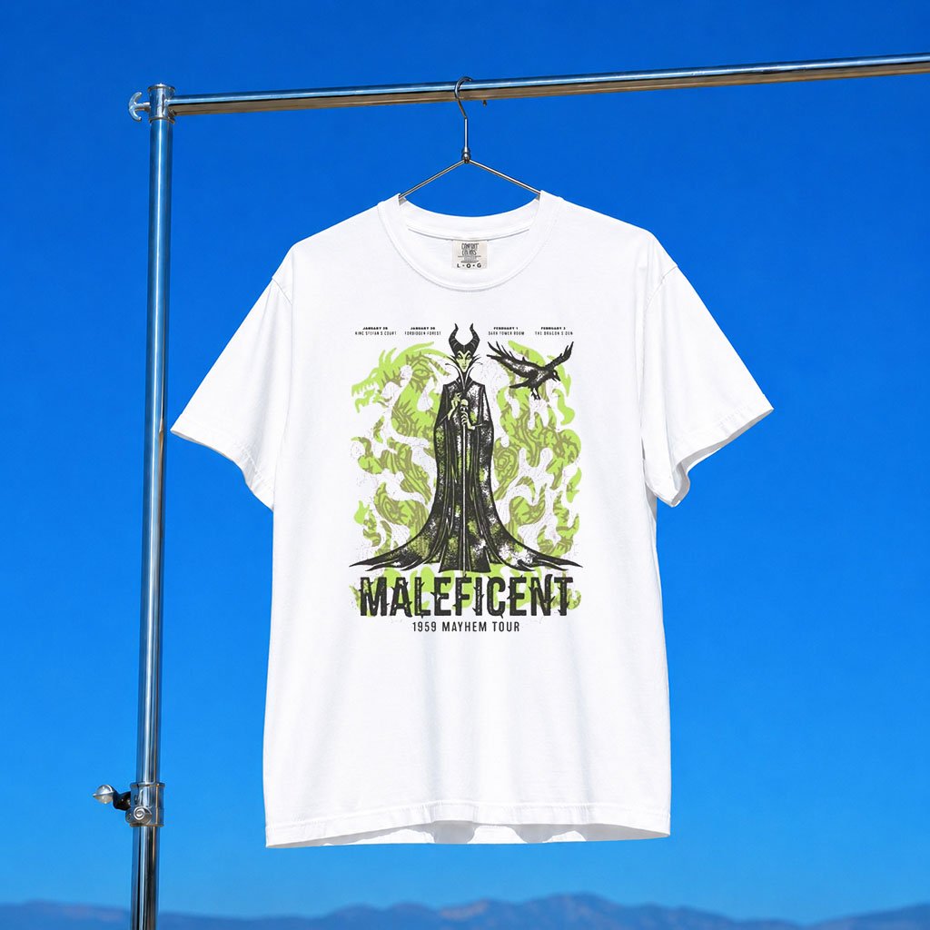 D Metal Merch 2026 Maleficent 1959 Mayhem Tour Shirt Sleeping Beauty Merch Gift For Friends