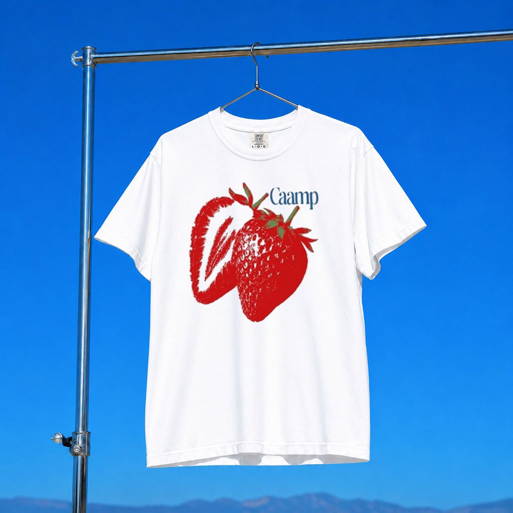 Caamp Merch 2026 Caamp Columbus OH T-Shirt Strawberry Shirt Present For Band Fans