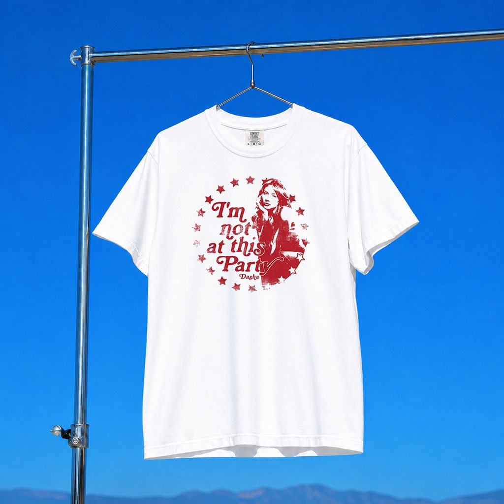 Dasha Merch 2026 I_m Not At This Party T-Shirt Cool Gifts For Music Lovers