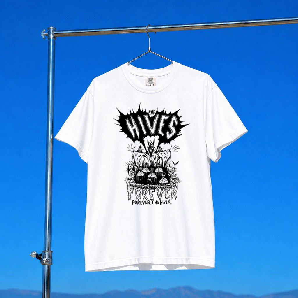 The Hives Merch 2026 THFFTH T-Shirt White Gifts For Rock Music Lovers