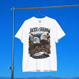 Jackie Big Bear Merch 2026 Jackie And Shadow Forever In Our Heart T-Shirt Eagle Memorial Merch