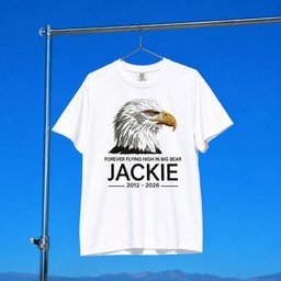 Jackie Big Bear Merch Eagle Forever Flying High In Big Bear Jackie 2012 2026 Shirt Gift Ideas