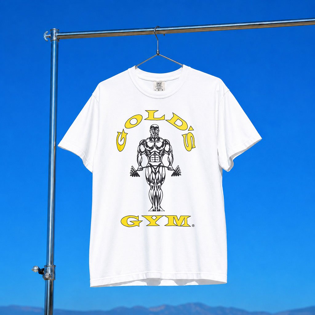 Gold_s Gym Merch 2026 Muscle Joe T-Shirt White Gold_s Gym Clothing Bodybuilding Lover Gifts