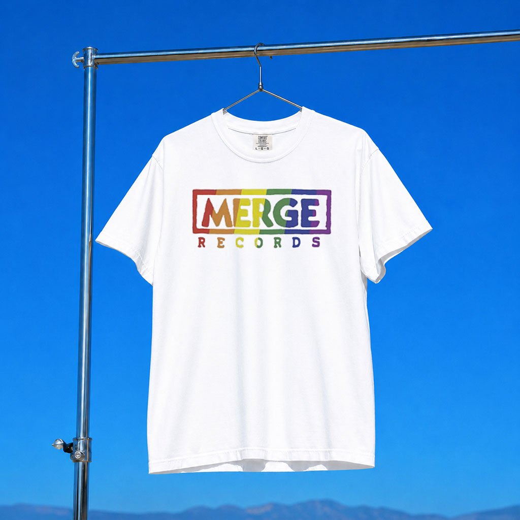 Merge Records Merch 2026 Merge Records Pride T-Shirt White LGBTQ Gifts Ideas