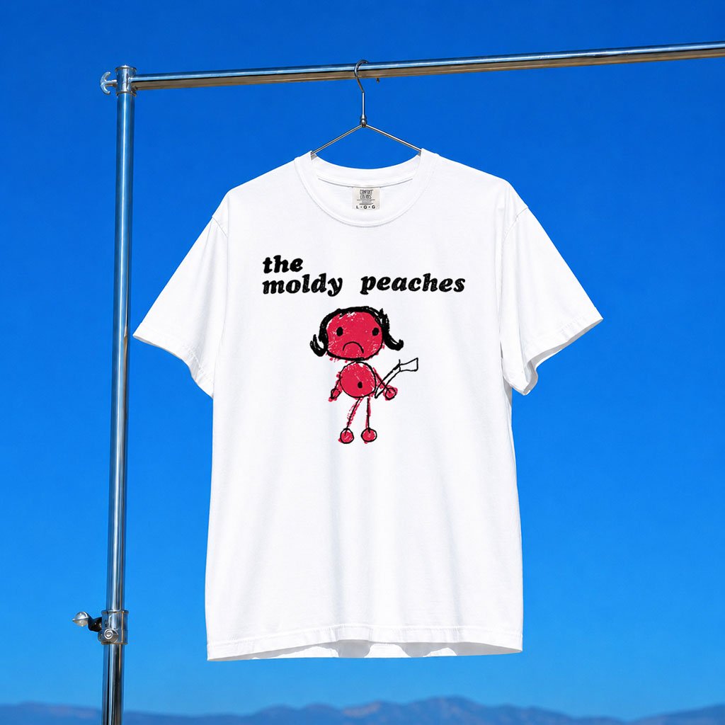 The Moldy Peaches Merch 2026 Sad Girl T-Shirt White Unique Gift For Band Fans