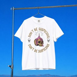 Morbid Podcast Merch 2026 Don_t Be Suspicious Skull Candle T-Shirt Spooky Gift Ideas