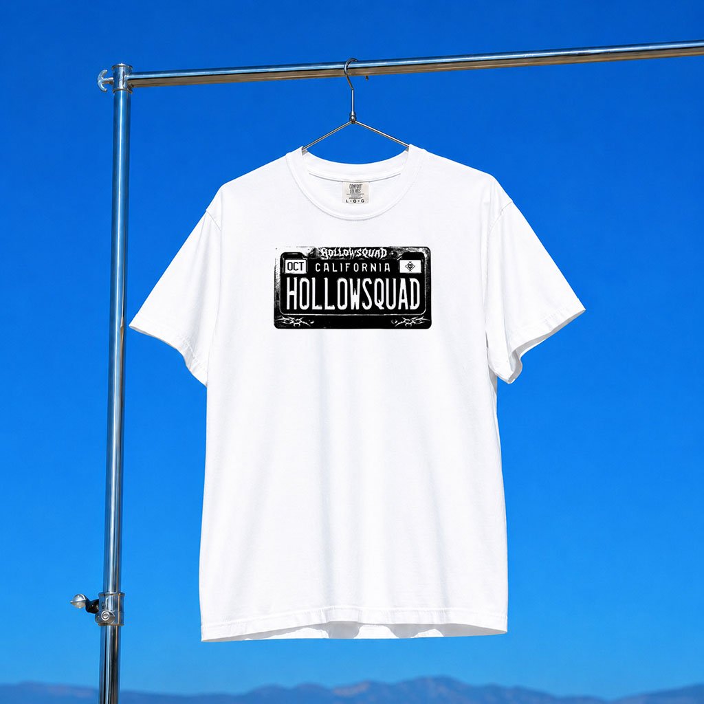 Hollowsquad LA Merch 2026 California Plate T-Shirt Birthday Gift For Husband