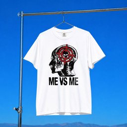 Get A Real Job Kid Merch 2026 Me Vs Me White T-Shirt Good Gifts For Boyfriend