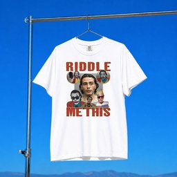 Gypsy Crusader Merch 2026 Riddle Me This Meme Shirt White Gypsy Crusader Parody Tee Funny Gifts