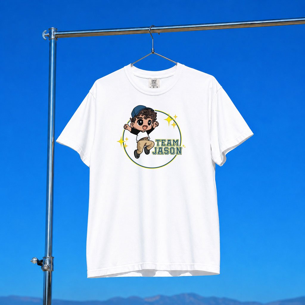 Mainfactor Merch 2026 Team Jason T-Shirt White Chibi Style Shirt Gift For Friends