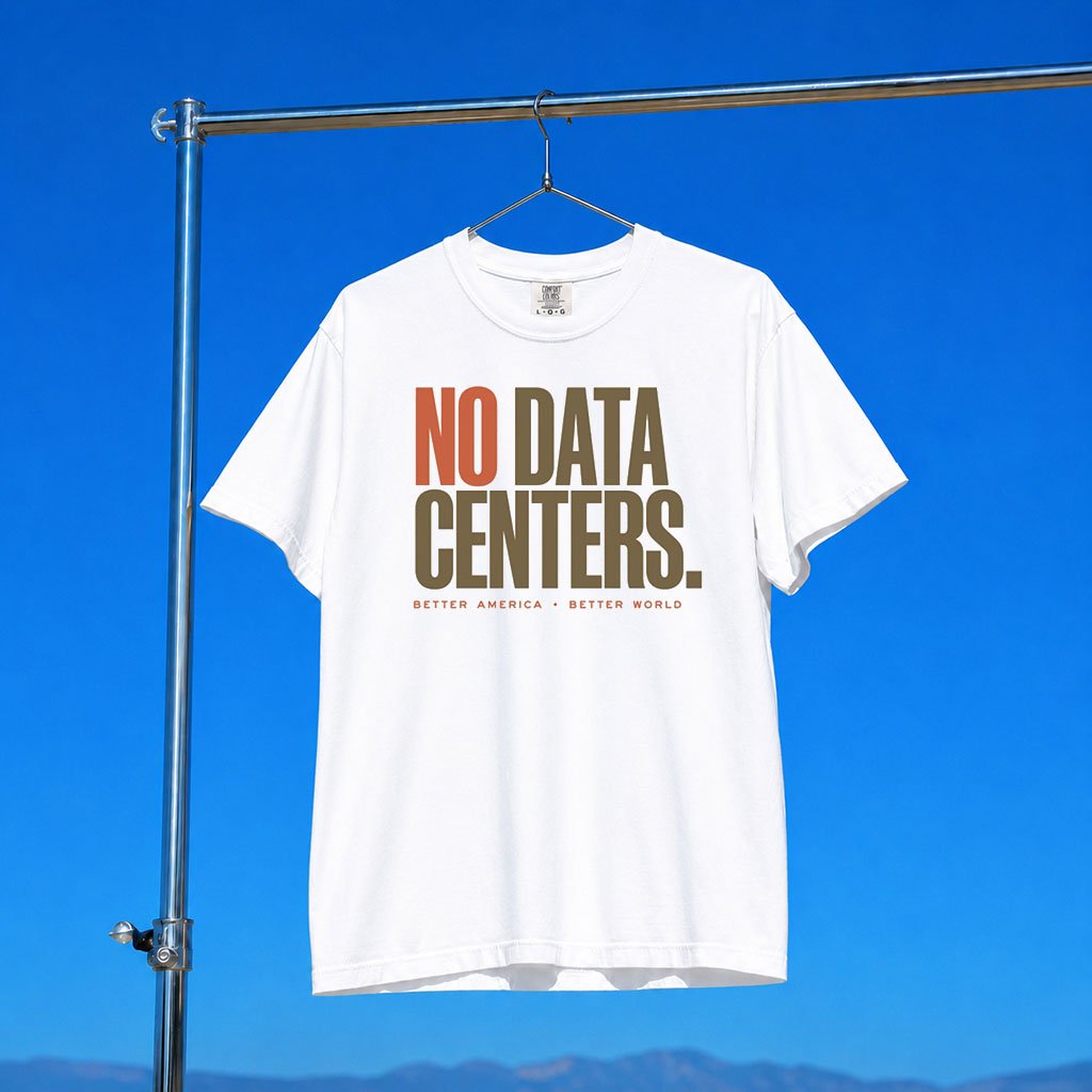 The Bitter Southerner General Merch 2026 No Data Centers Shirt Better America Better World Tee
