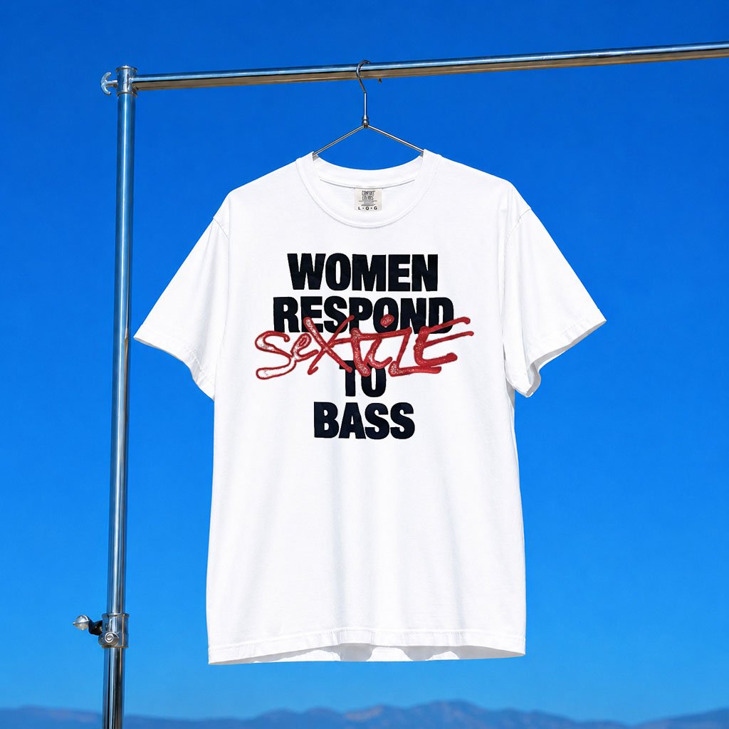Sextile Merch 2026 Women Respond To Bass T-Shirt Cool Gifts For Music Lovers