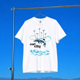 Owl City Merch 2026 Flying Whale T-Shirt Owl City Shirt Gift For Music Lovers