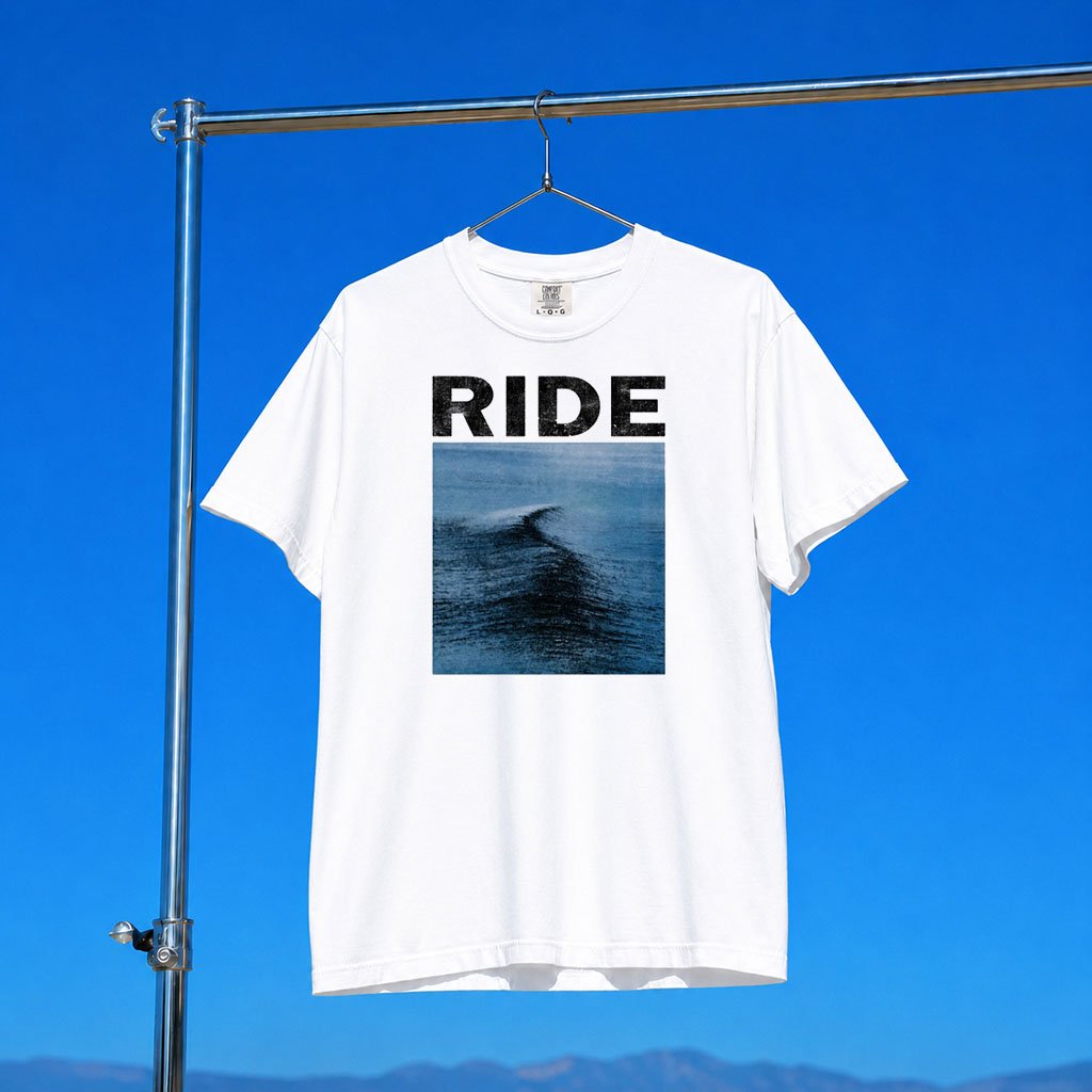 Ride Band Merch 2026 Nowhere White T-Shirt Gift Ideas For Rock Music Lovers