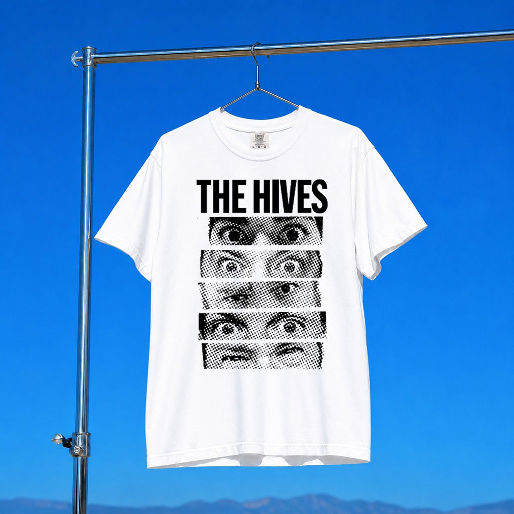 The Hives Merch 2026 Eyes White T-Shirt Best Gifts For Rock Music Lovers
