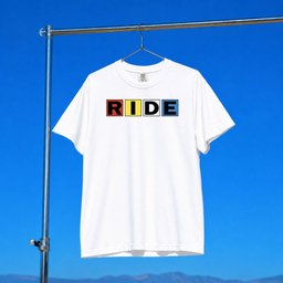 Ride Band Merch 2026 Logo Blocks White T-Shirt Gifts For Rock Music Lovers