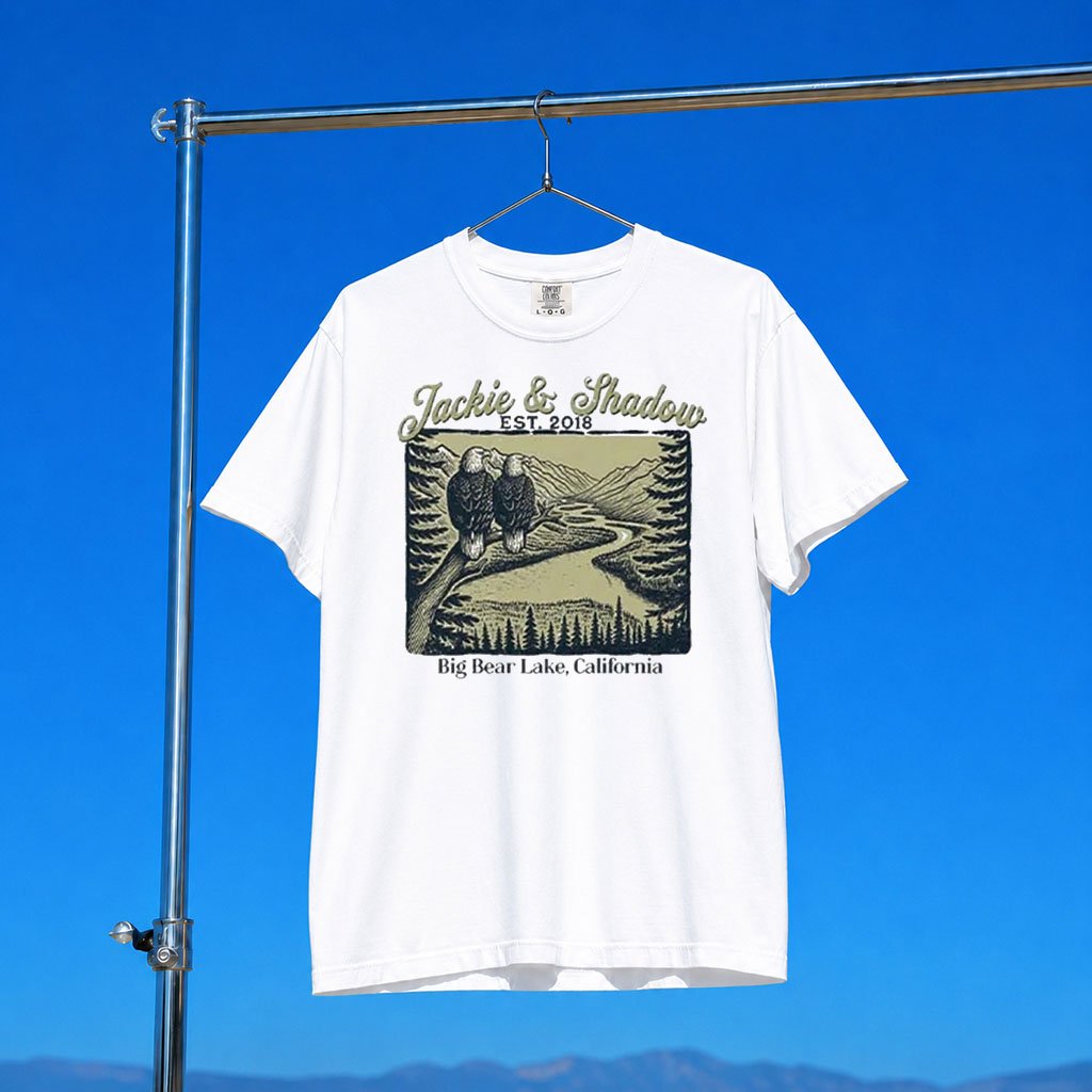 Jackie Big Bear Merch 2026 Jackie And Shadow Big Bear Lake Eagles T-Shirt Wildlife Lover Gift_