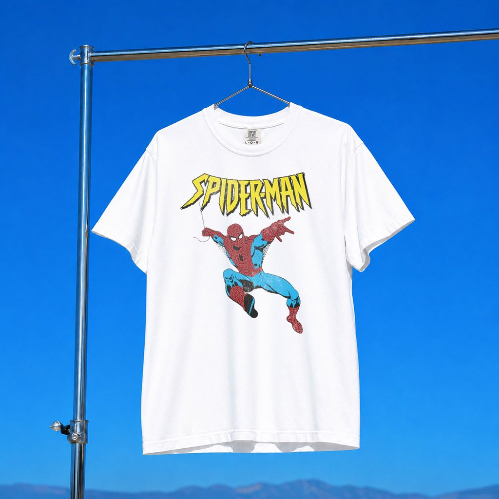 Younger You Merch 2026 Spider Man Swing T-Shirt Superhero Fan Shirt Gift For Brothers