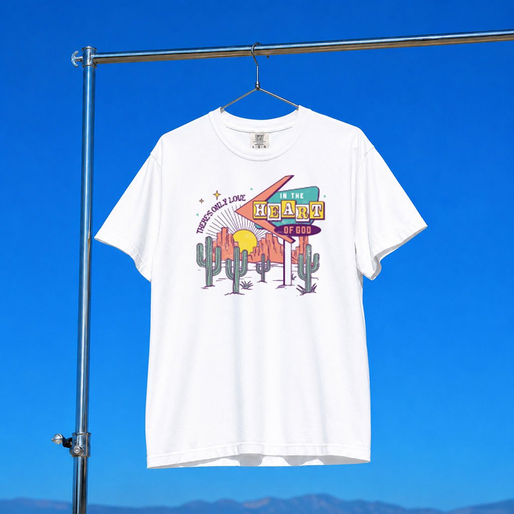 Zach Williams Merch 2026 Heart Of God Vintage White T-Shirt Christian Gifts Ideas